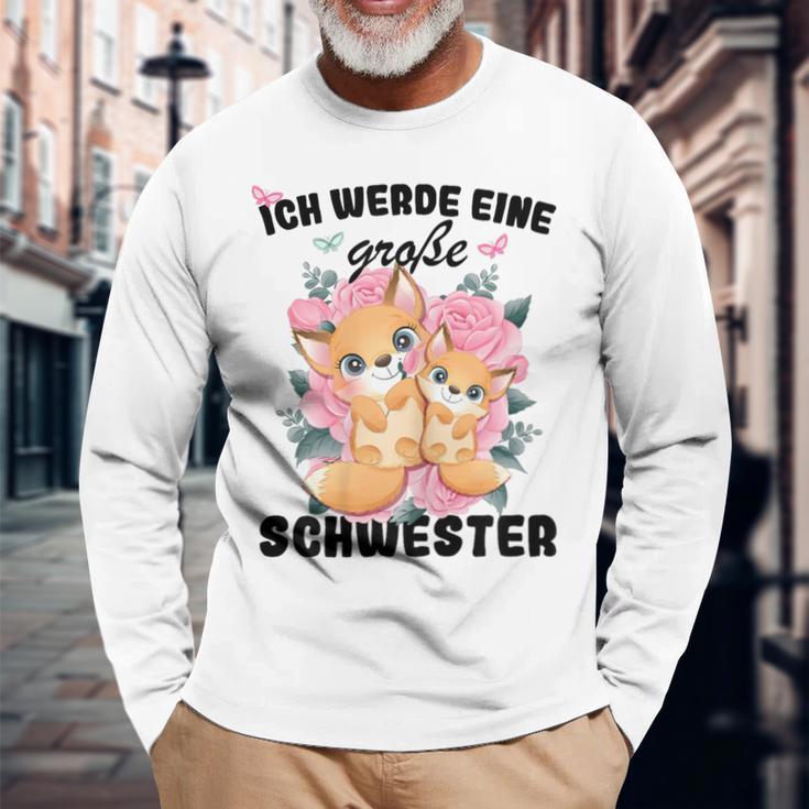 Ich Werde Große Schwester Langarmshirts, Ankündigung Geschwisterliebe Geschenke für alte Männer