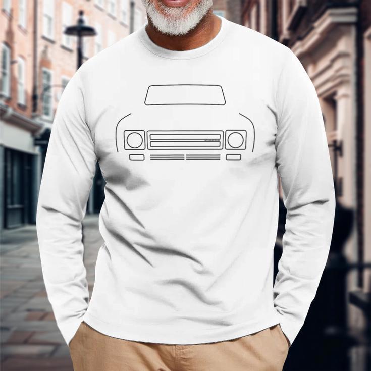 International Harvester Scout Ii Vintage 4X4 Outline Black Long Sleeve T-Shirt Gifts for Old Men