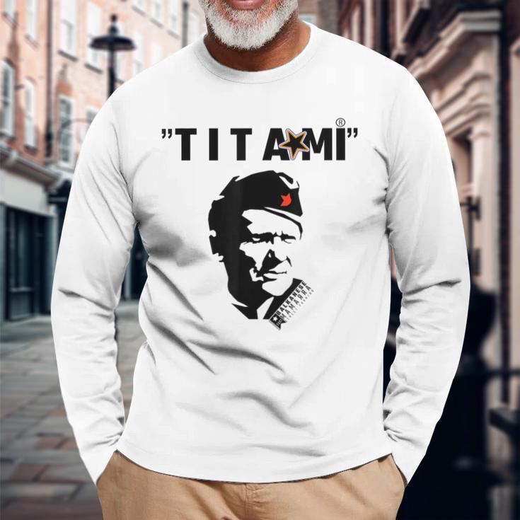 Josip Broz Tito Langarmshirts Geschenke für alte Männer