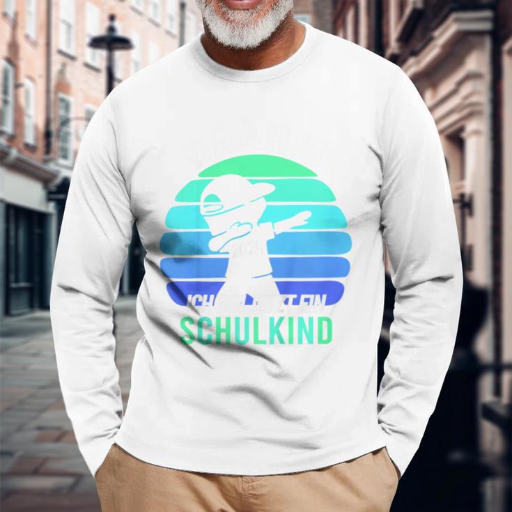 Kinder Bäähm Schulkind 2024 Einschulung Schulanfang Schule Langarmshirts Geschenke für alte Männer