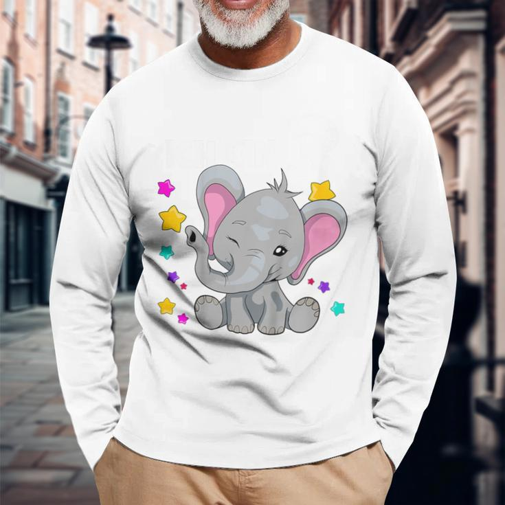 Kinder Ich Bin Schon 3 Jahre Alt Cute Elephant 3Rd Birthday Langarmshirts Geschenke für alte Männer