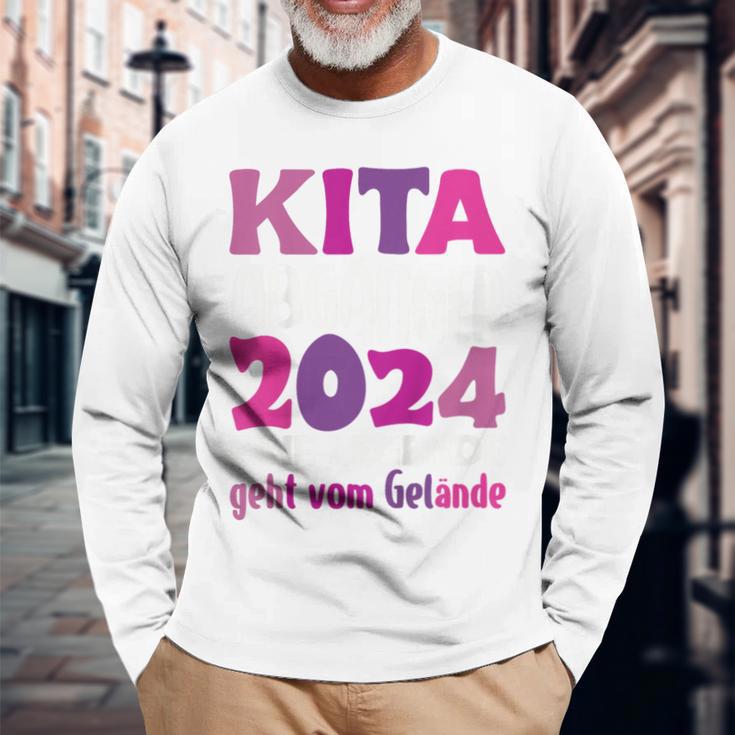 Kinder Kindertagesstätte Abschied Kinder Kita Abgänger 2024 Langarmshirts Geschenke für alte Männer