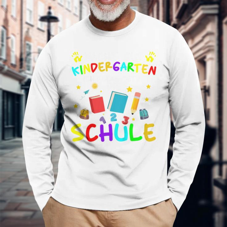 Kinder Mach's Gut Kindergarten Ich Rocke Jetzt Die Schule Langarmshirts Geschenke für alte Männer
