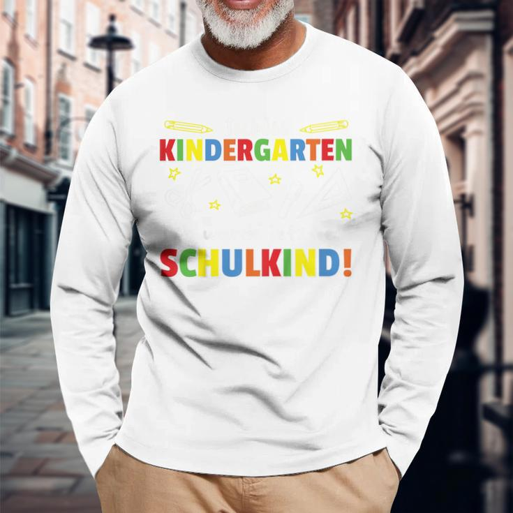 Kinder Tschüss Kindergarten Ich Werde Jetzt Ein Schulkind Langarmshirts Geschenke für alte Männer
