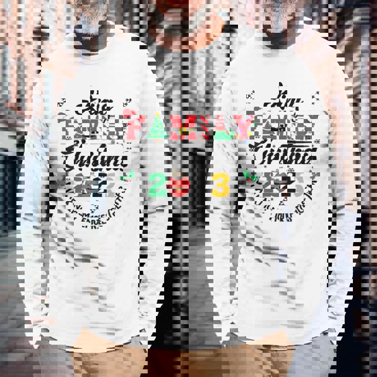 King Family Name Christmas Matching Surname Xmas Long Sleeve T-Shirt Gifts for Old Men