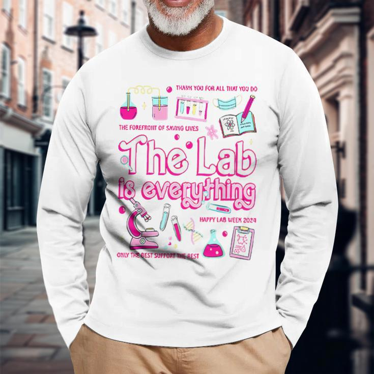 Lab Group Lab Week 2024 The Lab Is Everything Long Sleeve T-Shirt Gifts for Old Men