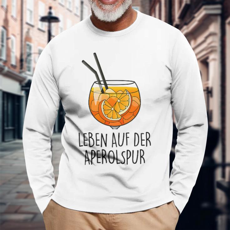 Leben Auf Der Aperolspur X Spitzuz Club Auf Spitztour Mini Langarmshirts Geschenke für alte Männer