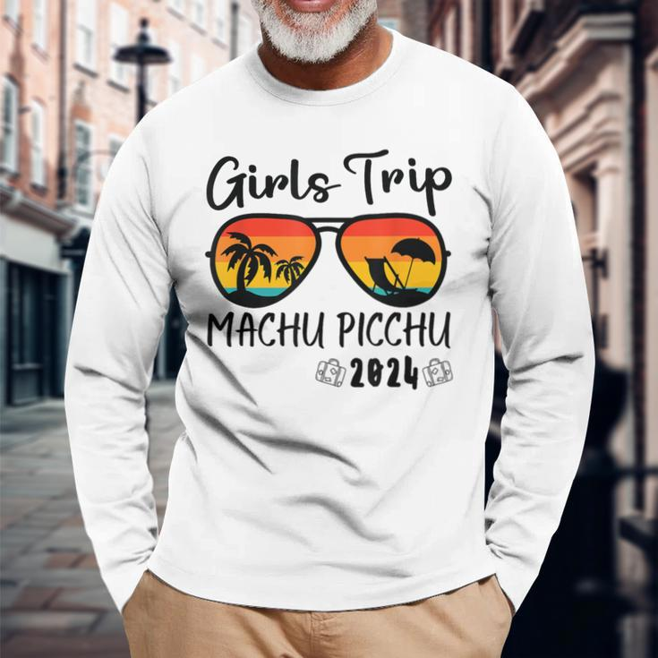 Machu Picchu Peru Girls Trip 2024 Long Sleeve T-Shirt Gifts for Old Men