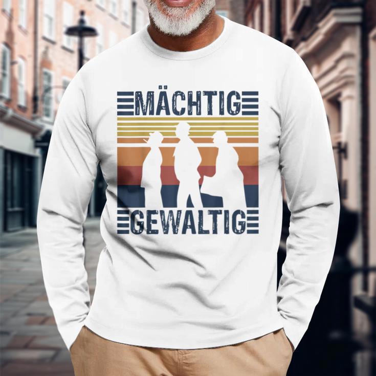 Mighty Gewaltig Die Olsenbande Ddr Langarmshirts Geschenke für alte Männer