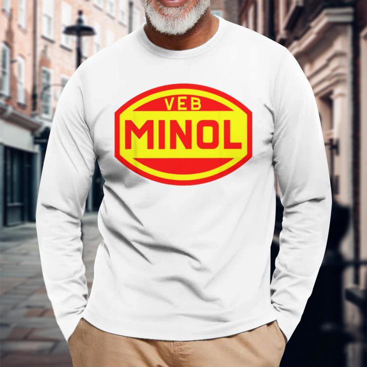 Minol Veb Folkseigenen Berieb Minol Langarmshirts Geschenke für alte Männer