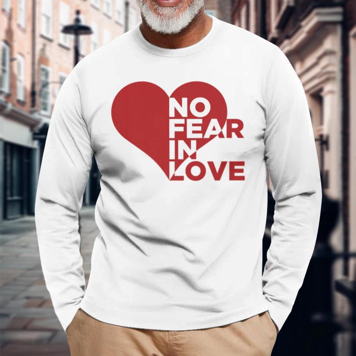 No Fear In Love Short Sleeve Long Sleeve T-Shirt Gifts for Old Men