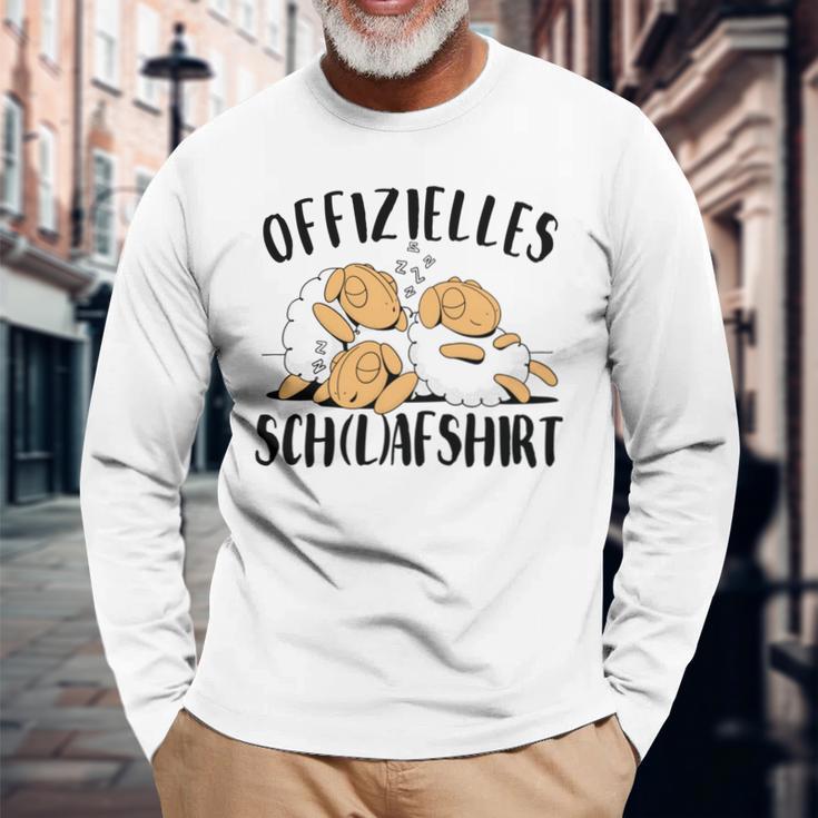 Offizielles Schlaf Pyjama Schlafanzug Herren Damen Langarmshirts Geschenke für alte Männer