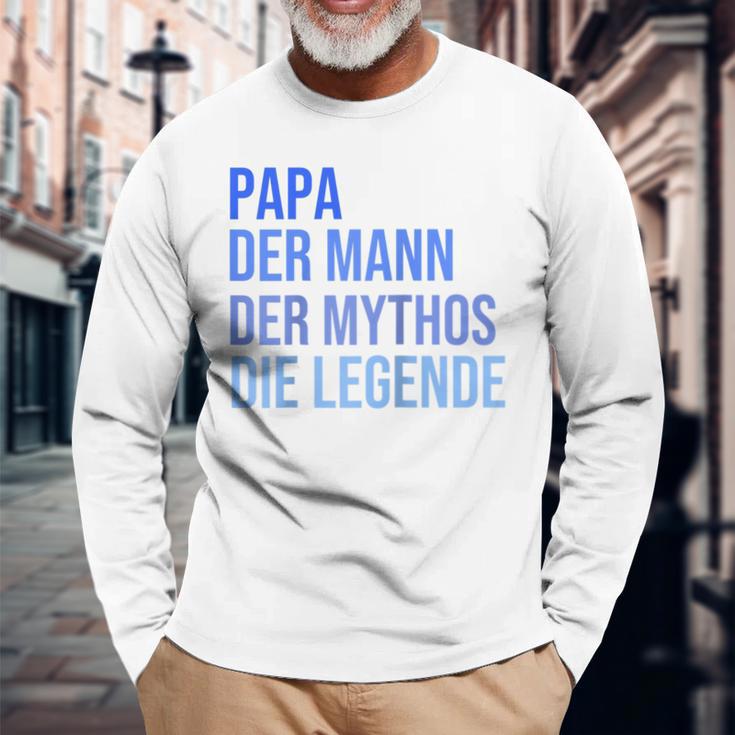 Papa Der Mann Der Mythos Die Legende Raglan Langarmshirts Geschenke für alte Männer