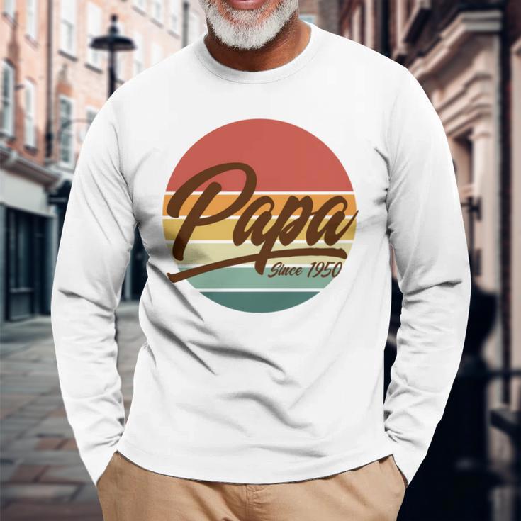 Papa Seit 1951 70 Geburtstag 70 Jahre Alt Papa Langarmshirts Geschenke für alte Männer