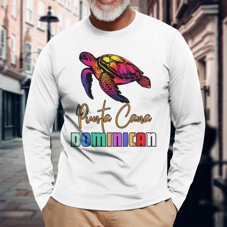 Punta Cana Dominican Republic Vacation Family Group Friends Long Sleeve T-Shirt Gifts for Old Men