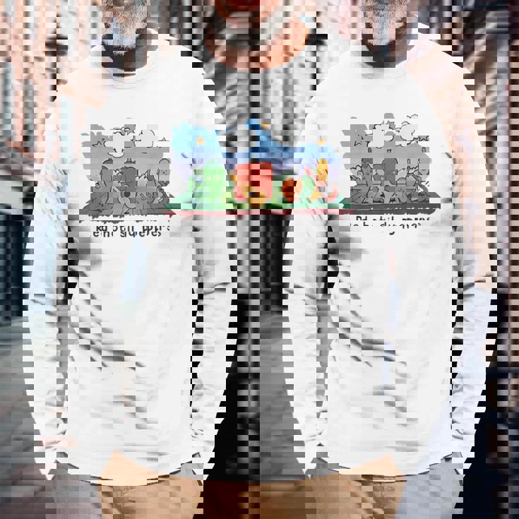 Red Hot Silly Peppers For Women Long Sleeve T-Shirt Gifts for Old Men