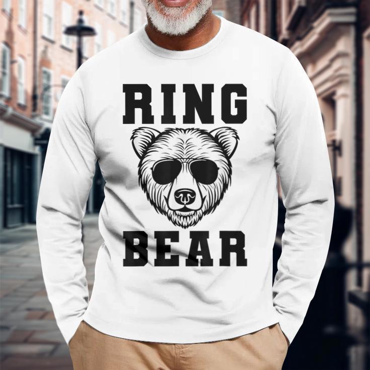 Ring Bear Ring Bear Ring Long Sleeve T-Shirt Gifts for Old Men