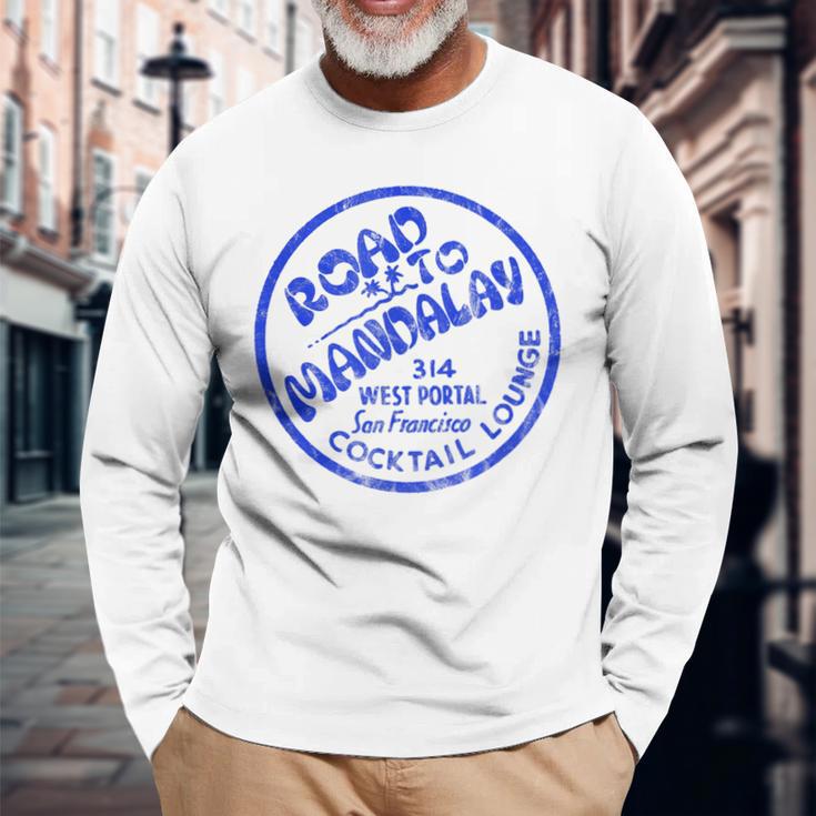 San Francisco California Vintage Restaurant Bar Advertising Long Sleeve T-Shirt Gifts for Old Men