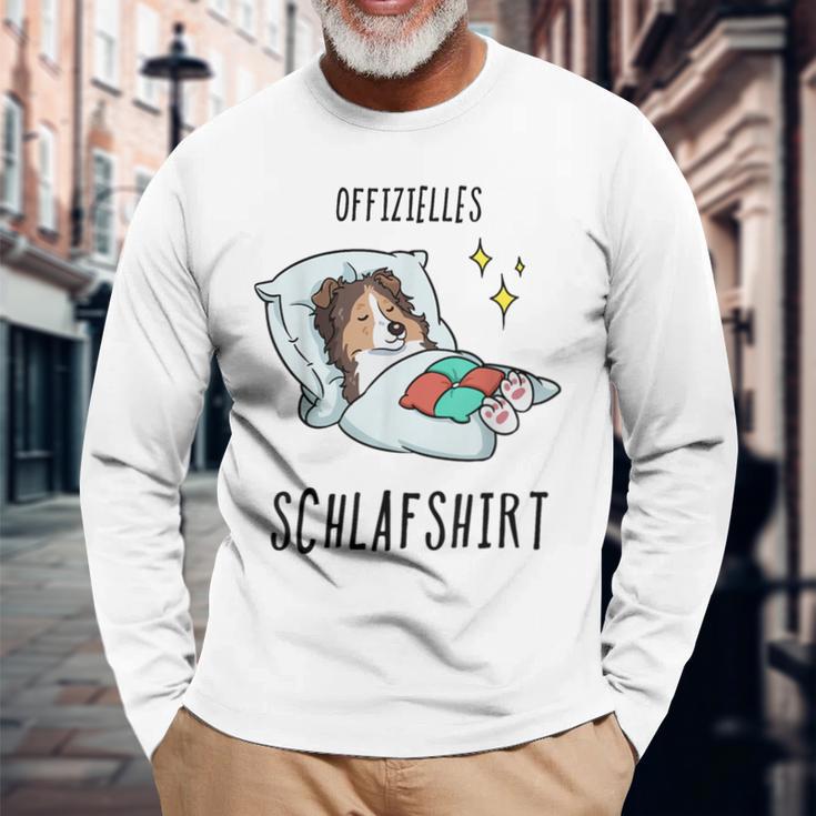 Sheltie Pyjamas Gray S Langarmshirts Geschenke für alte Männer