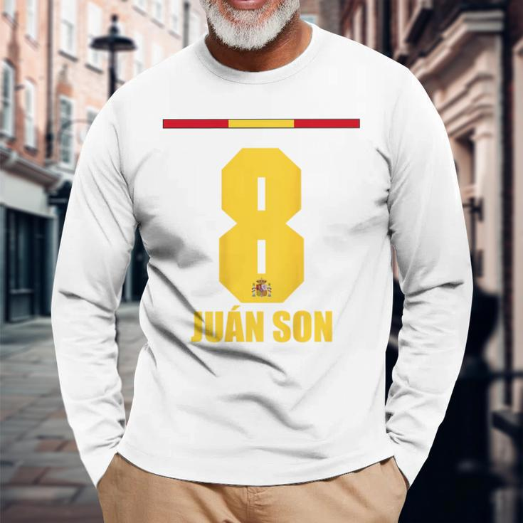Spain Sauf Jersey Juan Son Saufnamen Langarmshirts Geschenke für alte Männer