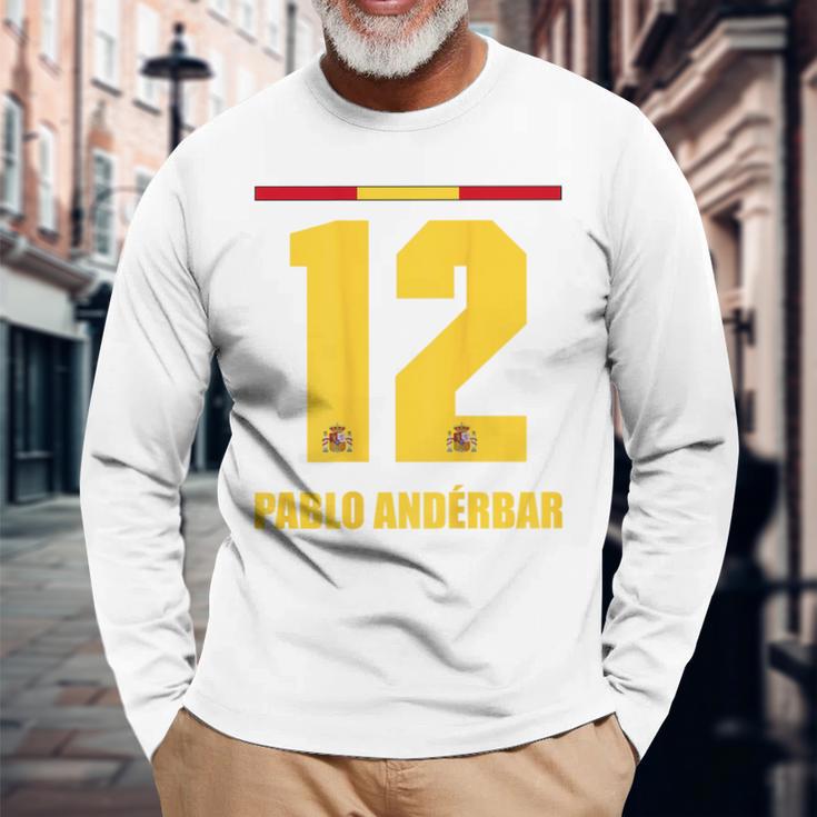 Spain Sauf Jersey Pablo Anderbar Langarmshirts Geschenke für alte Männer