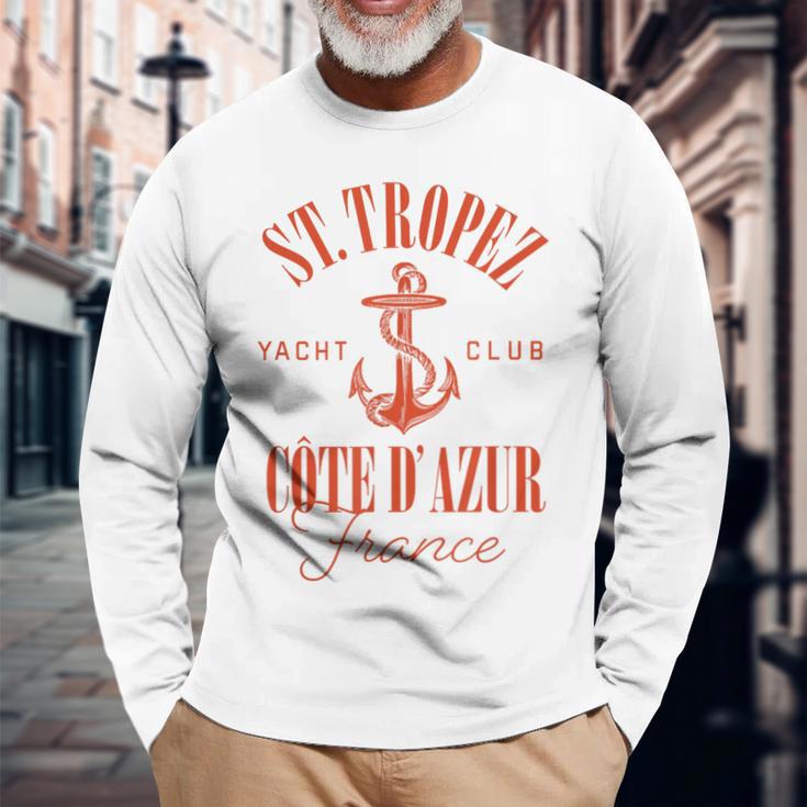 St Tropez Yacht Club Langarmshirts Geschenke für alte Männer