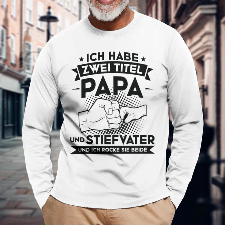 Stiefvater Stiefpapa Papa Langarmshirts Geschenke für alte Männer