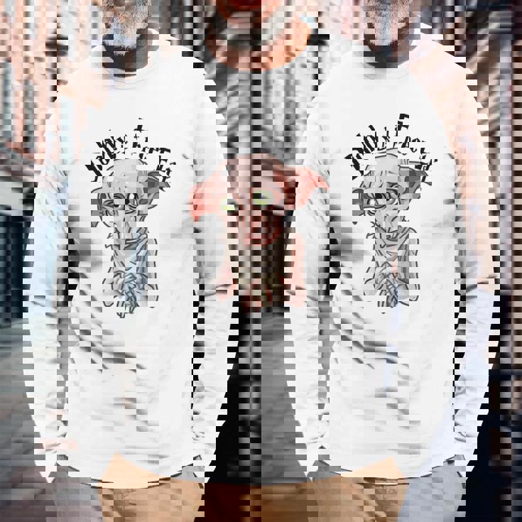 T-shirt à manches longues Dobby est un Elfe Libre, Illustration Harry Potter Cadeaux pour les vieillards