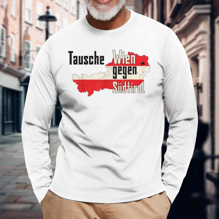 Tausche Wien Gegen Südtirol Langarmshirts Geschenke für alte Männer