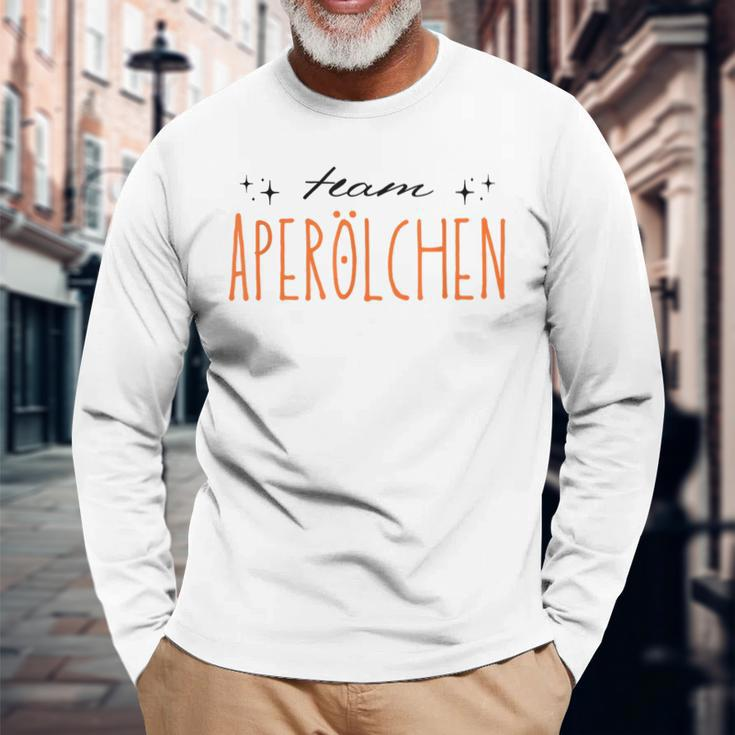 Team Aperölchen Holy Aperollin Spritz Aperoly Aperoli Langarmshirts Geschenke für alte Männer