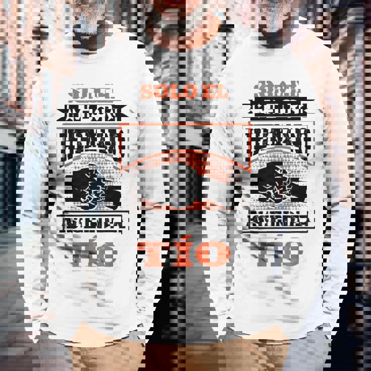 Tío En Prácticas Divertida Futuro Tío Anuncio Embarazadas Camiseta de manga larga Regalos para ancianos