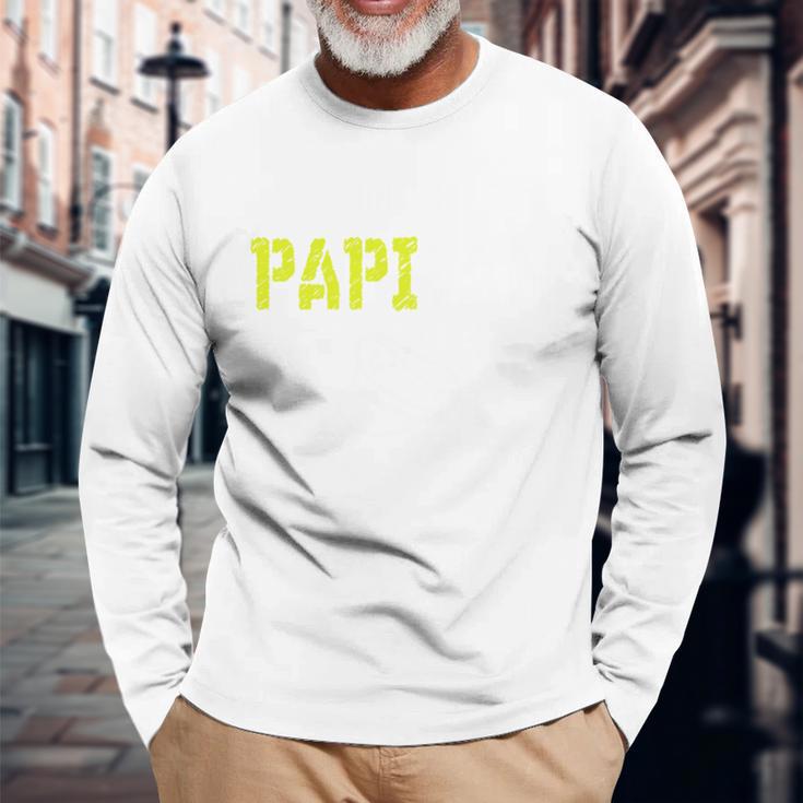 Unser Papitänater Papa Kapitänatertag Seefahrt Humor Langarmshirts Geschenke für alte Männer