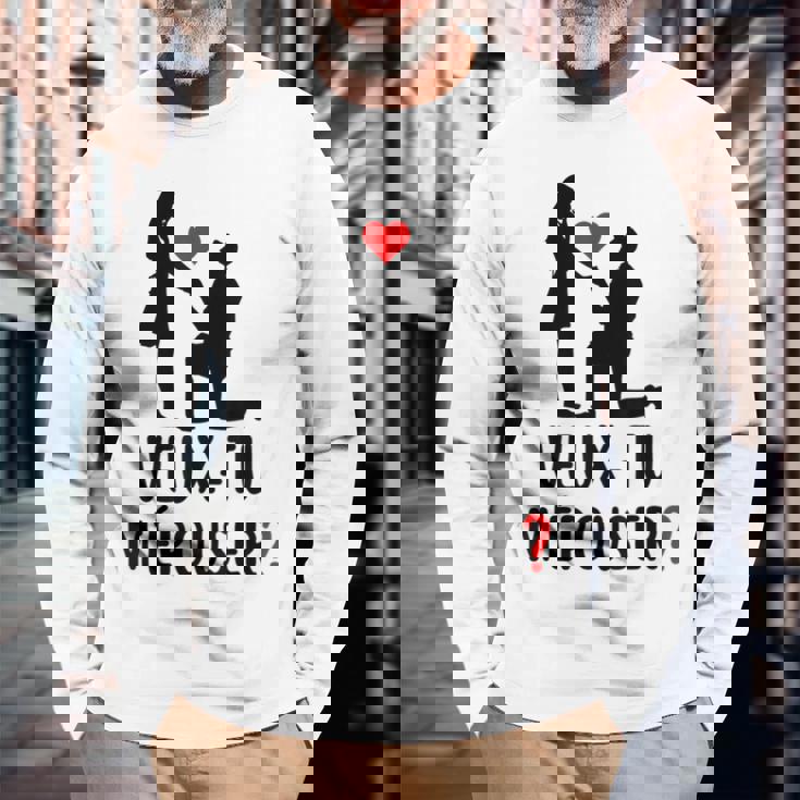 Fiancailles Cadeau T Shirt Demande En Mariage Maman Veux Tu