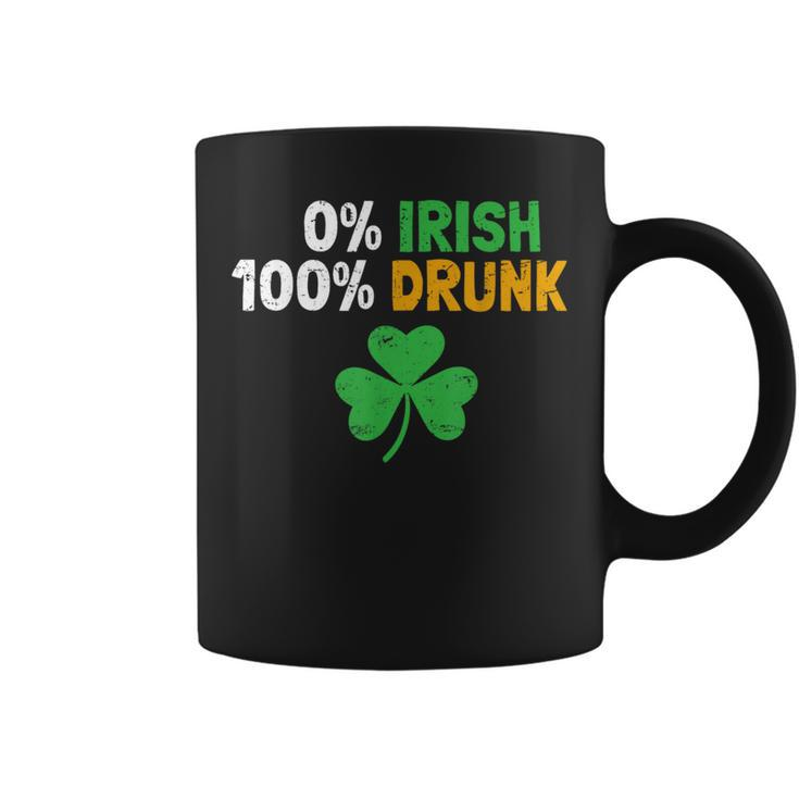 0 Irish 100 Drunk Vintage Saint Patrick Day Drinking Coffee Mug