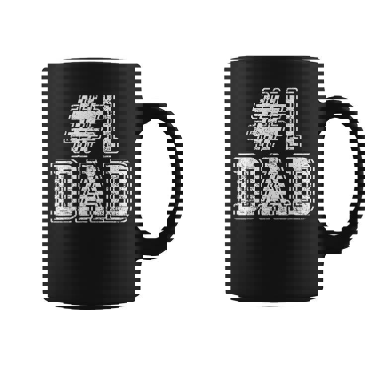 1 Dad Best Dad Fathers Day Number One Dad Coffee Mug
