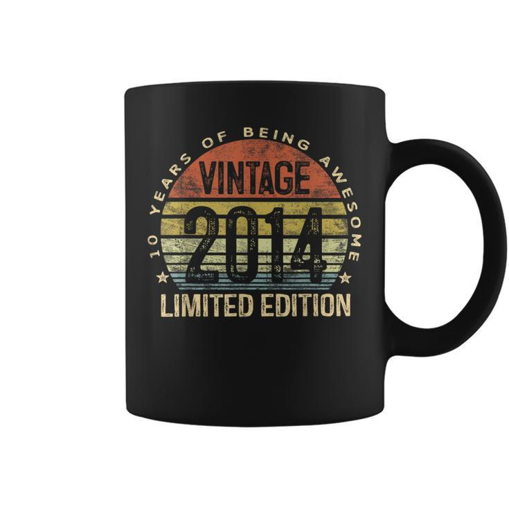 10 Year Old Vintage 2014 Limited Edition 10Th Birthday Coffee Mug