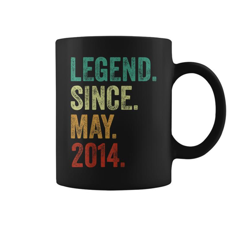 10 Years Old Legend Since May 2014 10Th Birthday Coffee Mug