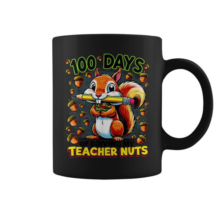 100 Days Of Driving My Teacher Nuts Squirrel School Coffee Mug