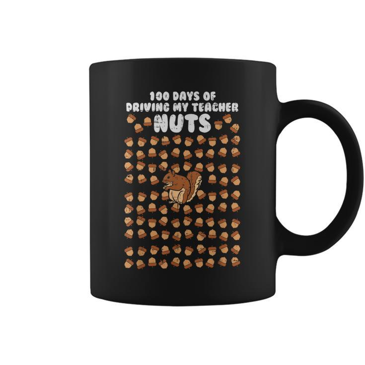100 Days Driving My Teacher Nuts Squirrel 100Th Student Coffee Mug