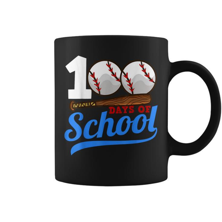 100 Days Of School Baseball 100Th Day Coffee Mug