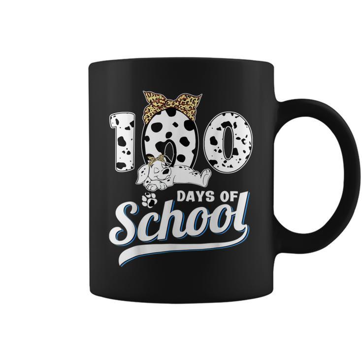 100 Days Of School Dalmatian Dog Boys Girls 100 Days Smarter Coffee Mug