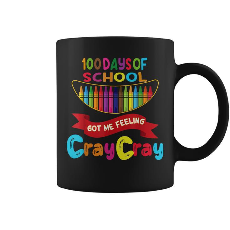 100 Days Of School Got Me Feeling Cray Cray Coffee Mug