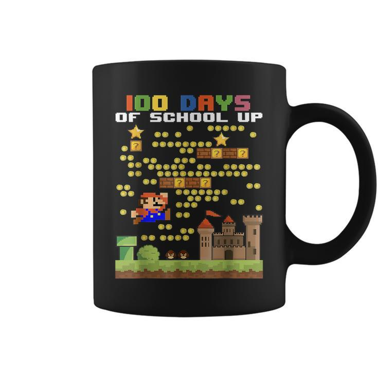 100 Days Of School Mariösüper Gamer Video Game Boys Girls Coffee Mug