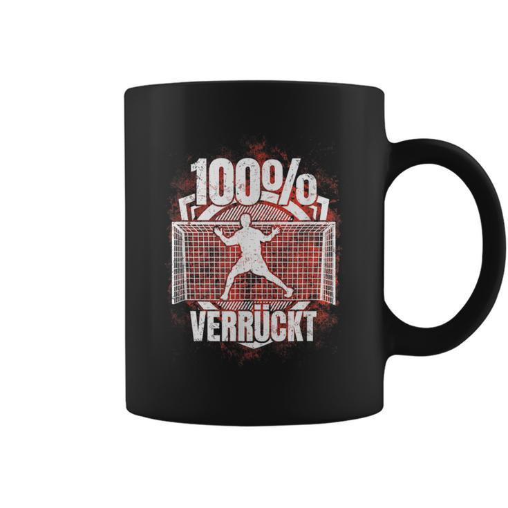 100 Verrückt Saying Handball Goalkeeper Tassen