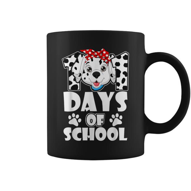 101 Days Of School Dalmatian Dog 100 Days Smarter Teachers Coffee Mug