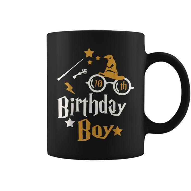 10Th Birthday Boy Wizard Magic Bday To Celebrate Wizards Coffee Mug