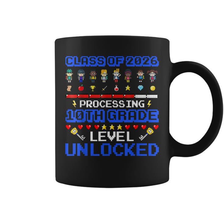 10Th Grade First Day Of School Class Of 2026 Video Games Coffee Mug