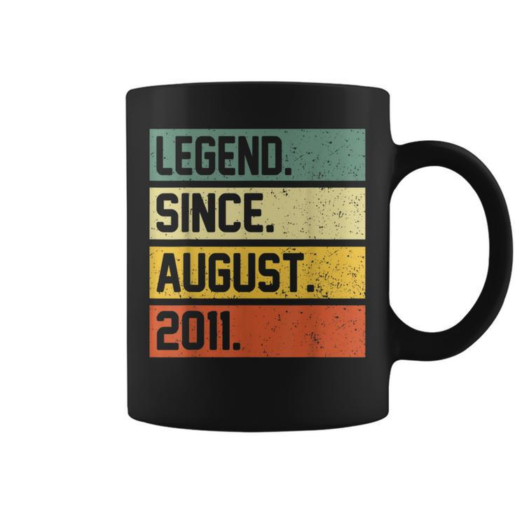 11Th Birthday 11 Year Old Legend Since August 2011 Coffee Mug