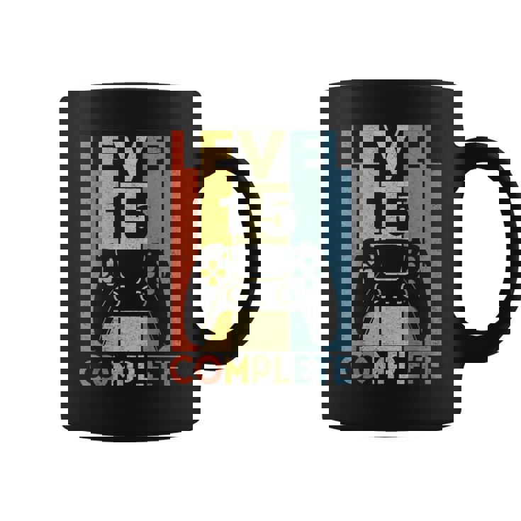 15 Años Cumpleaños Niño Niña Chico Chica Regalo Level 15 Taza de café