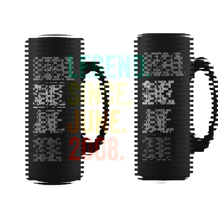 16 Years Old Legend Since June 2008 16Th Birthday Coffee Mug
